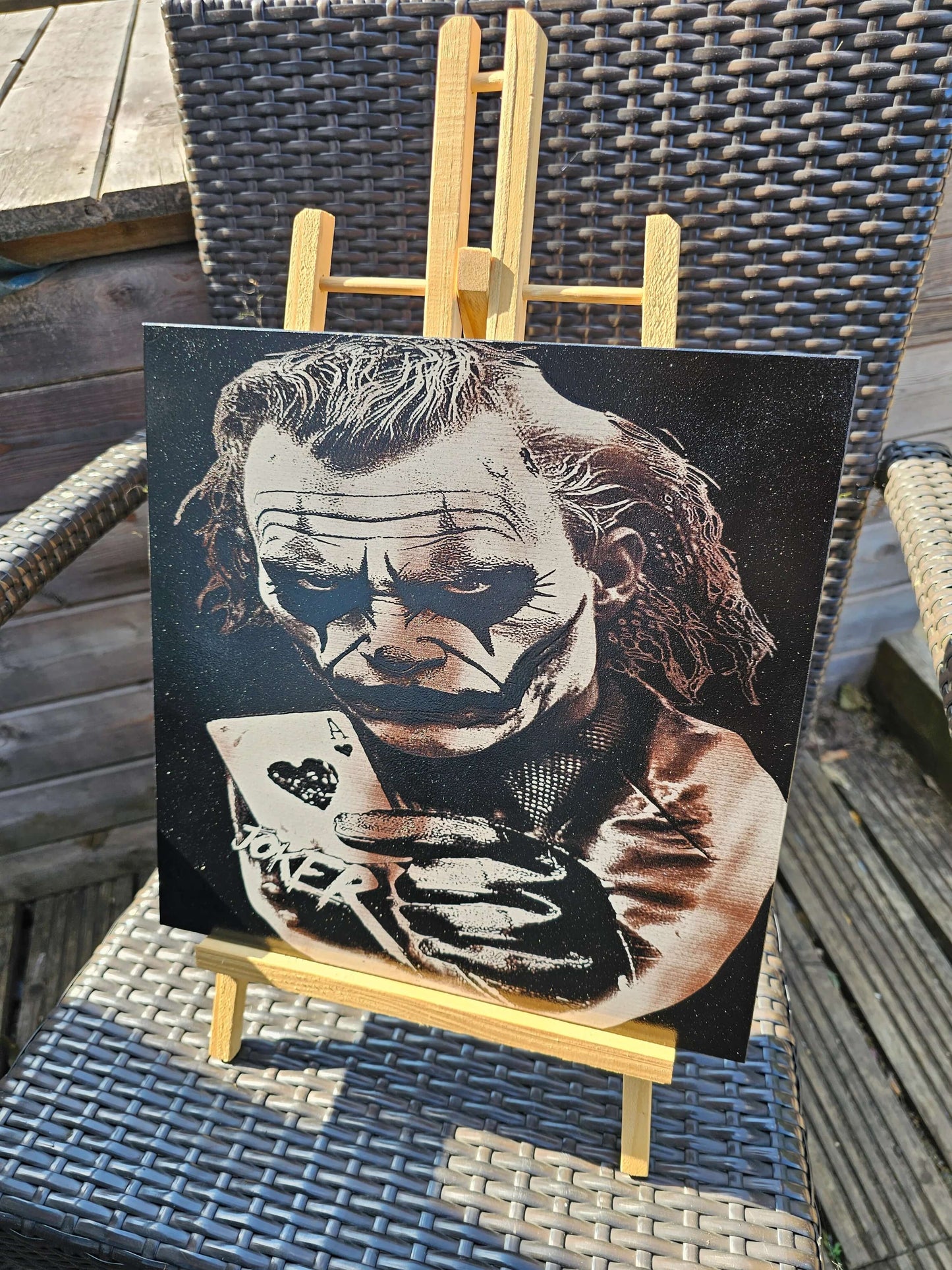 painted tile AMPLIFIED Guitar Art – Les Paul Tribute | Laser Engraved