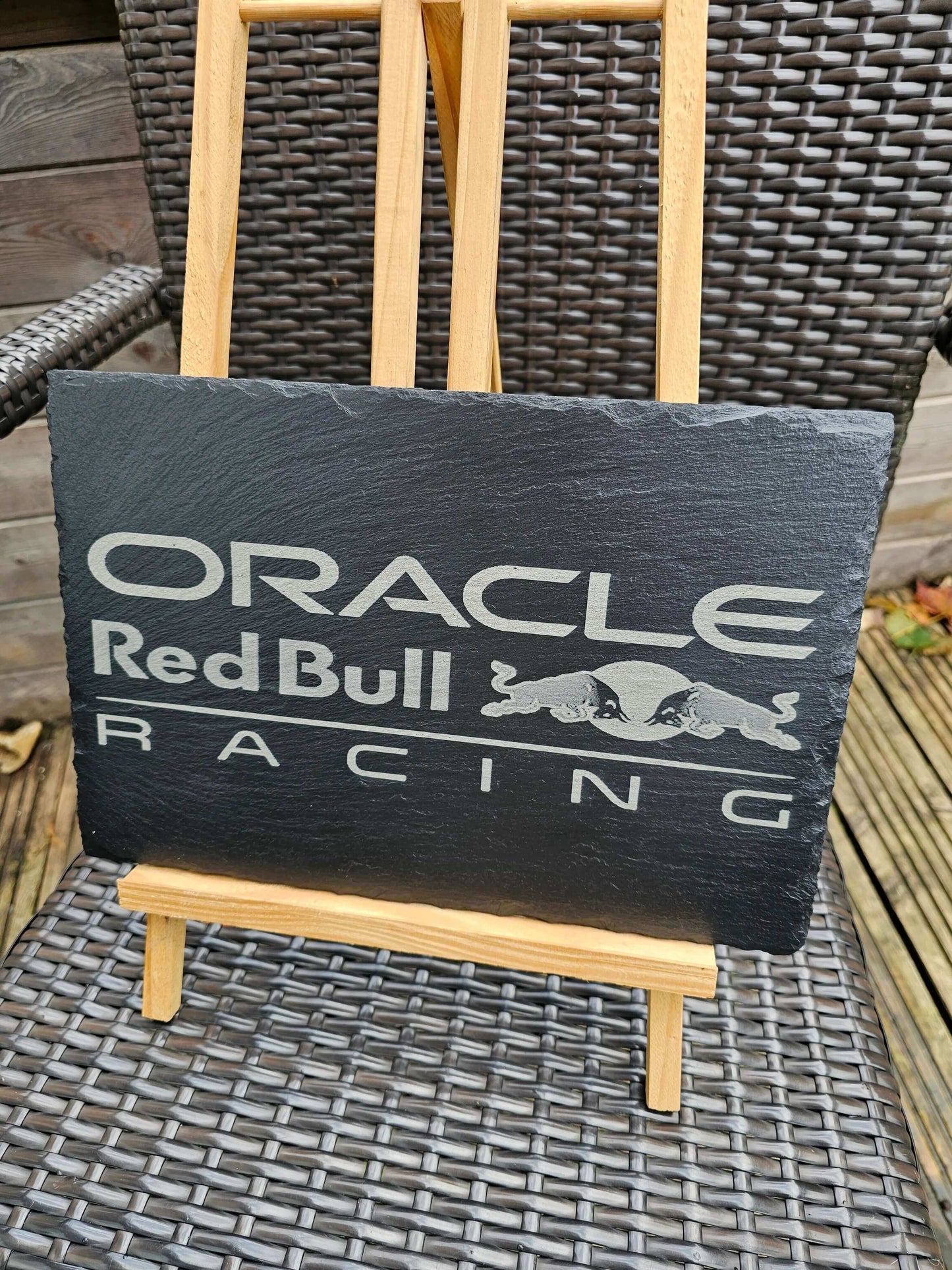 slate Oracle Red Bull Racing Slate Plaque – 30cm x 20cm – F1 Engraved