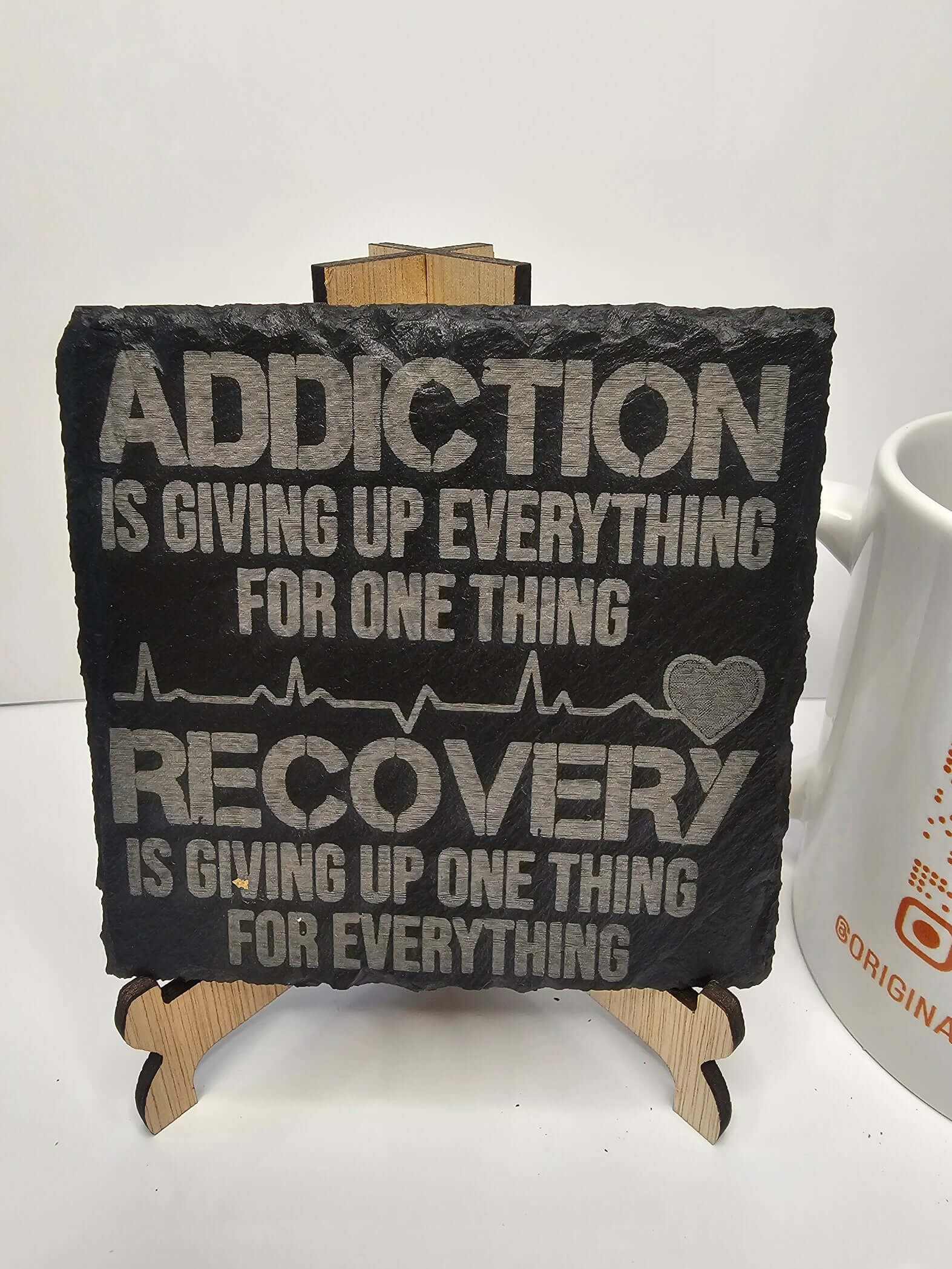 slate “Addiction is Giving Up Everything – Recovery is Giving Up One