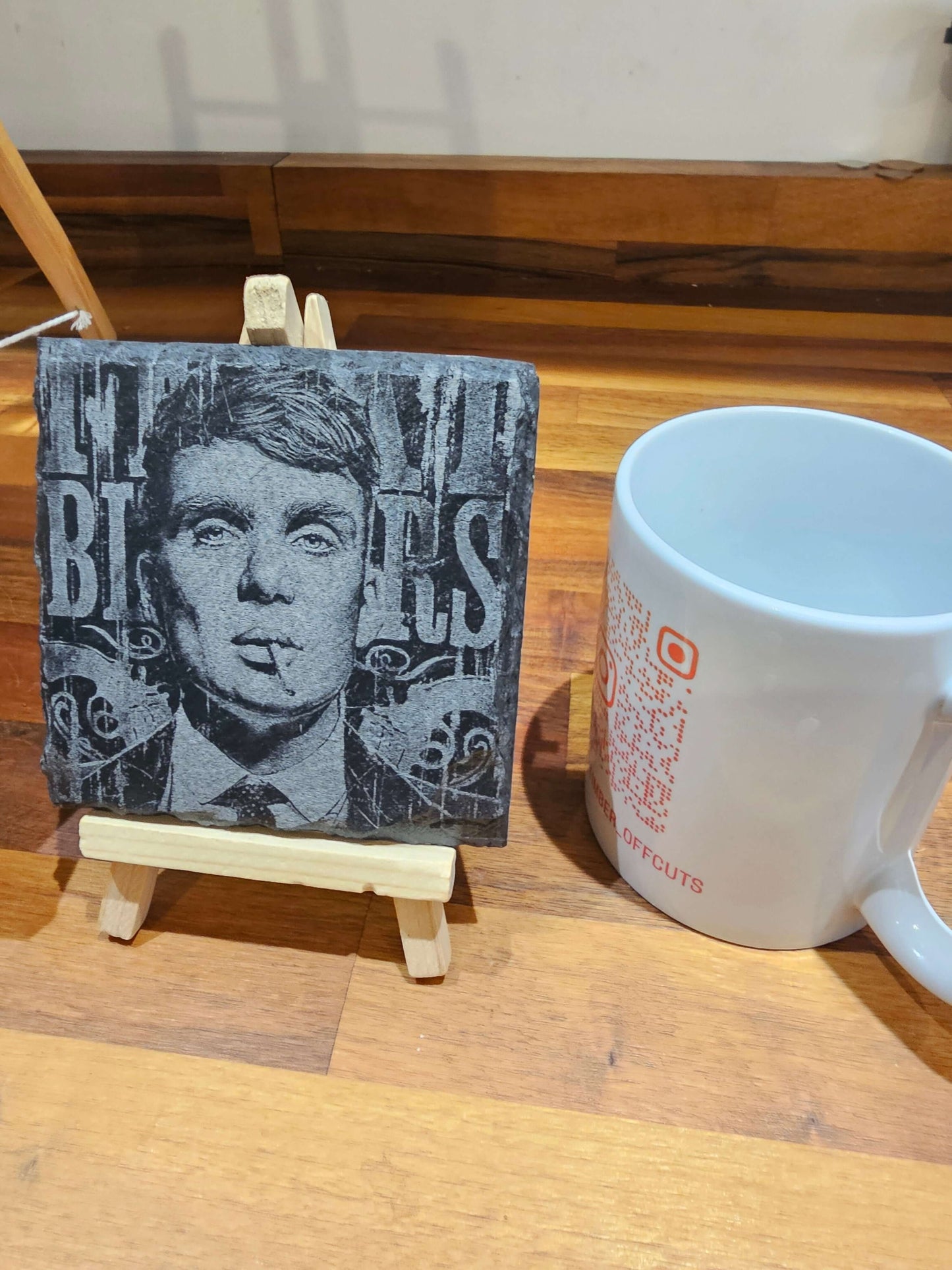Slate Coasters Vintage Gangster Portrait Peaky Blinders