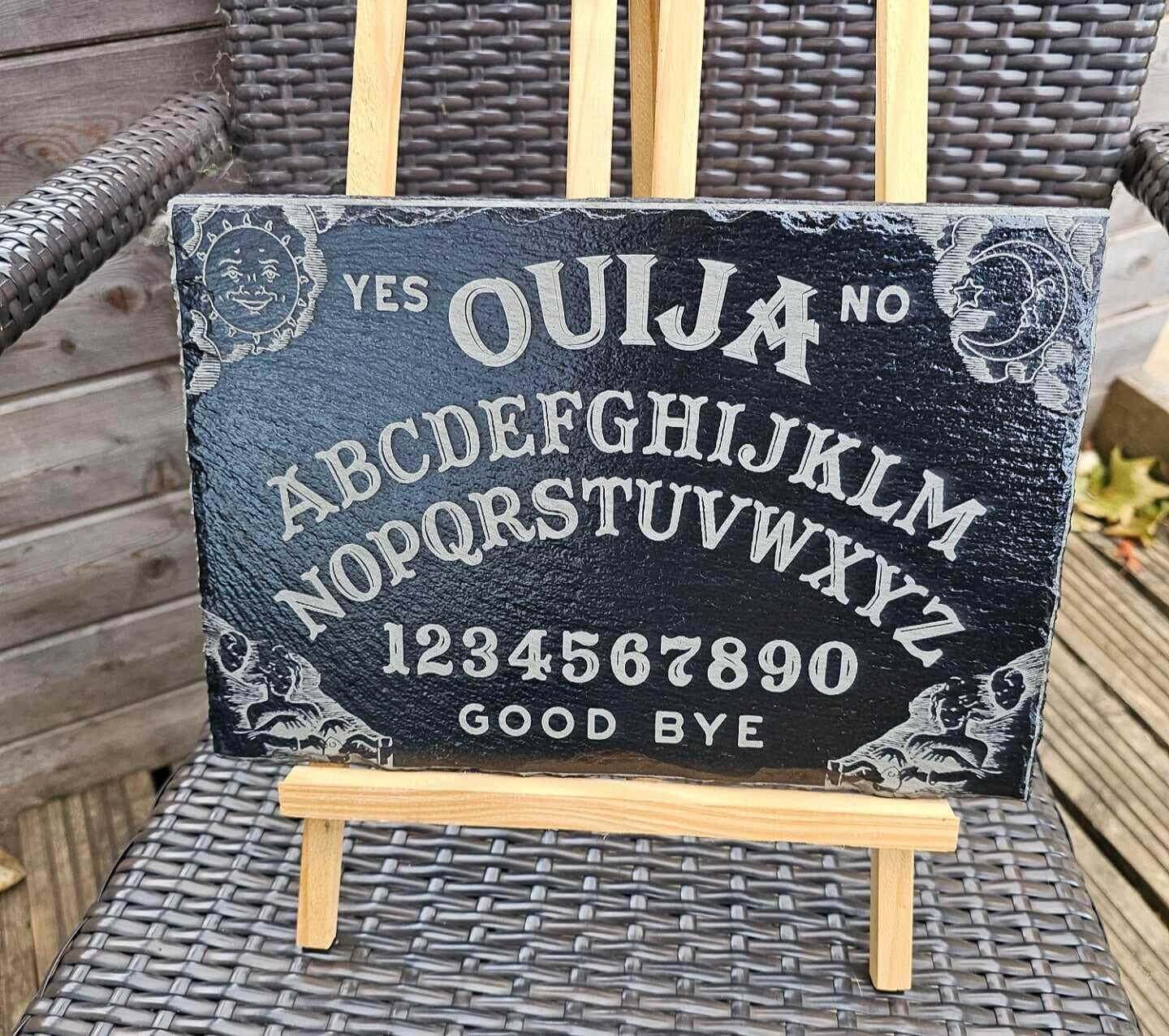 slate Laser Engraved Ouija Spirit Board | 30cm x 20cm | Gothic Witch
