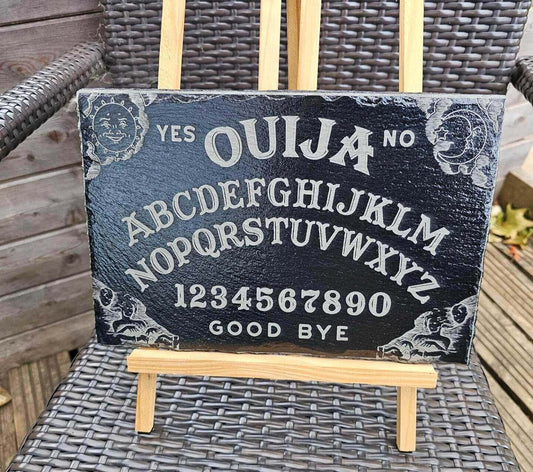 slate Laser Engraved Ouija Spirit Board | 30cm x 20cm | Gothic Witch