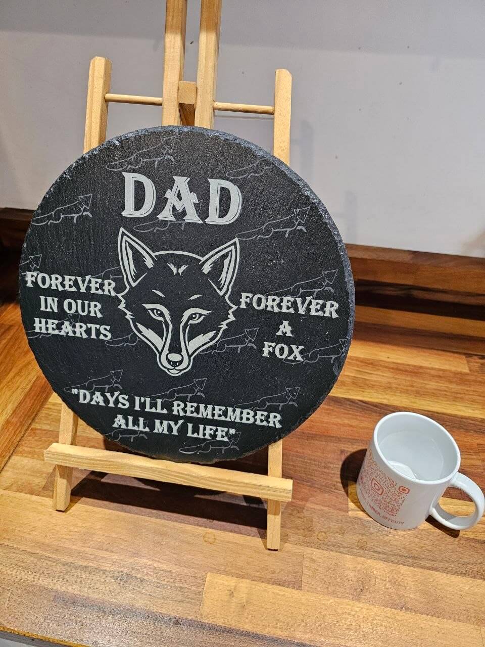 personalised Leicester city FC slate plaque 30cm 